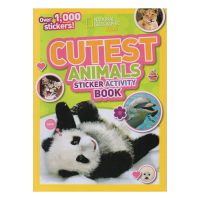 Original English National Geographic Kids cutest Animals Sticker Activity Book
