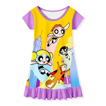 Buttercup Youth T-Shirt Cosplay Costume Halloween PPG Powerpuff Power Puff  Girls