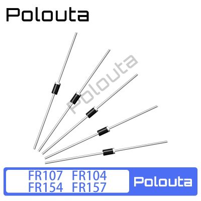 【cw】 50 Pcs FR107 FR104 FR154 FR157 Fast Recovery Rectifier Diode In-line DO-41 Integrated Circuit Ship