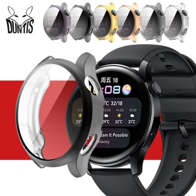 Full Coverage Protection Case for Huawei Watch 3 / Pro 46mm 48mm Screen Protector Case Smartwatch High Quality Soft TPU Cover Wall Stickers Decals