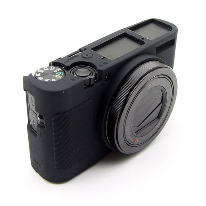 เคสป้องกันกล้องซิลิโคนแบบนิ่ม-rx100สกินสำหรับโซนีป้องกันร่างกายกระเป๋าครอบ-rx100-iii-iv-rx100-v-vi-rx100-vii