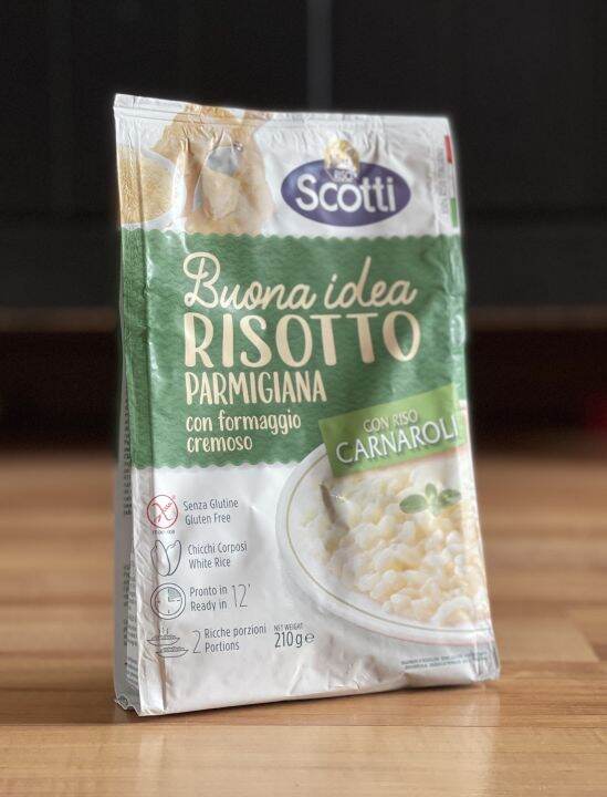 SCOTTI Risotto with Creamy Cheese( Parmigiano) 210g - Italy | Lazada