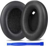 Ear Pads Cushions Replacement, Earpads For WH-1000XM4 (WH1000XM4) Headphones-หนังโปรตีนนุ่ม,บันทึกการแยกเสียงรบกวน