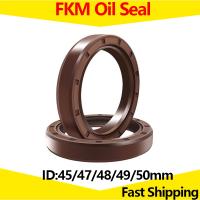 Kerangka Segel Minyak FKM ID 45Mm 47Mm 48Mm 49Mm 50Mm OD 55-110Mm Ketebalan 4-12Mm Cincin Gasket Karet Fluoro