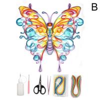 Butterfly DIY Paper Carp Quilling Paper Painting Origami Paper Craft Paper Quilling Glue Art And Craft Materi Paper Quilling Set