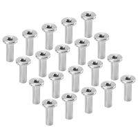 20Pcs Stainless Steel Protector Sleeves Protective Sleeves Grommet Kit for 1/8inch Wire Rope Cable Railing, DIY Balustrade T316 Marine Grade