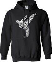 Threadrock Karate Typography Unisex Hoodie Sweatshirt