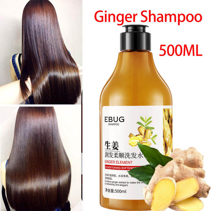 Ginger Hair Shampoo Ng Luya Pampahaba Ng Buhok Anti Hair Loss Nourish Hair Fast Growth Shampoo 6093