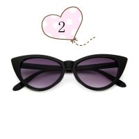 FAVintage Cat Eye Women Sunglasses PC Frame Resin UV400 Eyewear Glasses