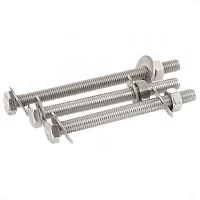 304 Stainless Steel Cross Countersunk Head to Lock Screw Nut Set Combination Splint to Knock Furniture Connecting Rod M6 M8