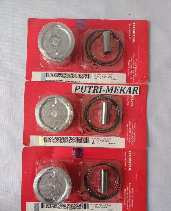 PISTON KIT VARIO 150 LED HARGA 1 PIC HONDA ORIGINAL VARIO LED 150 VARIO