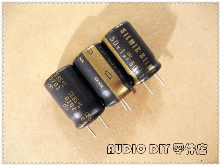 elna-black-gold-silmic-matte-1uf-50v1uf-audio-electrolytic-capacitor