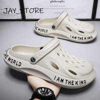 JAY_STORE  รองเท้าแตะผู้ชาย รองเท้าแตะในร่ม รองเท้าแตะผู้ชาย รองเท้าแตะผู้ชาย รองเท้าแตะ เดิน Comfort 2023 ใหม่ XBT230016H 41Z231009