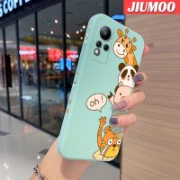 เคส JIUMOO สำหรับ Infinix Note 11 Note 12 G96เคสตุ๊กตาการ์ตูนน่ารักดีไซน์ใหม่นิ่มบางเคสมือถือด้านข้างลายเคสขอบสี่เหลี่ยมซิลิโคนเคสนิ่มเคสป้องกันการกระแทก