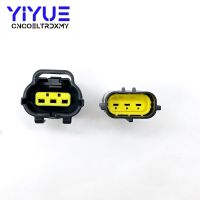 ][= 5 Set 3 Pin 174359-2 174357-2 Female Male Way Waterproof Wire Connector Plug Car Auto Sealed Car Truck Denso Connectors