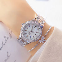 2021 Gold Ladies Wrist Watches Dress Watch Women Crystal Diamond Watches Stainless Steel Silver Clock Women Montre Femme 2020