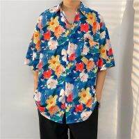 เสื้อฮาวายผุ้ชาย เสื้อ hawaii ผู้ชาย เสื้อสงกรานต์ รุ่น 1196