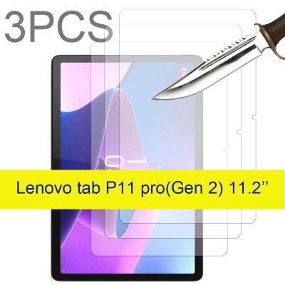 3ชิ้นสำหรับแท็บ Lenovo P11โปรเจน2 11.2 "2022กระจกเทมเปอร์ปกป้องหน้าจอฟิล์มป้องกัน TB132FU TB138FU FCtablet 138