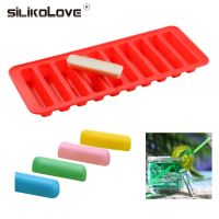 SILIKOLOVE 10Grid Long Finger Silicone Molds for Baking Chocolate Bar Ice Cubes Tray DIY  Thumb Cookies Moulds Ice Maker Ice Cream Moulds