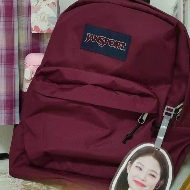 พร้อมส่ง-newjansport-backpack-กระเป๋าเป้สะพายหลัง-สีพื้น-สีเขียวเรืองแสง-สําหรับนักเรียน