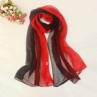 Summer New arrival Fashion Chiffon scarves Gradient colors georgette female silk scarves 50 *160cm Q5A16007