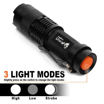 XLM-P70 Ultra Bright LED Flashlight Torch USB Waterproof 3 Mode