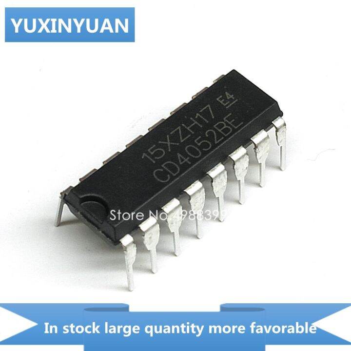 10ชิ้น/ล็อต Cd4052be Cd4052จุ่ม4052 | Lazada.co.th