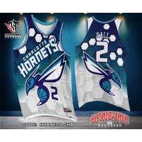 HORNETS CHA JERSEY Full Sublimation Basketball Fanwear Jersey