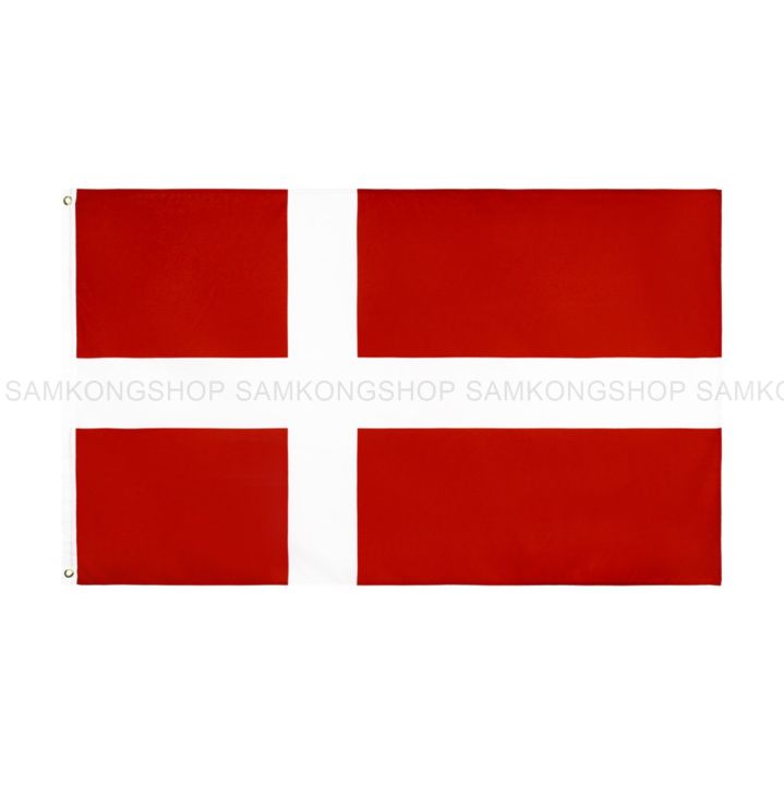 ธงชาติเดนมาร์ก-denmark-ธงผ้า-ทนแดด-ทนฝน-มองเห็นสองด้าน-ขนาด-150x90cm-flag-of-denmark-ธงเดนมาร์ก-ราชอาณาจักรเดนมาร์ก