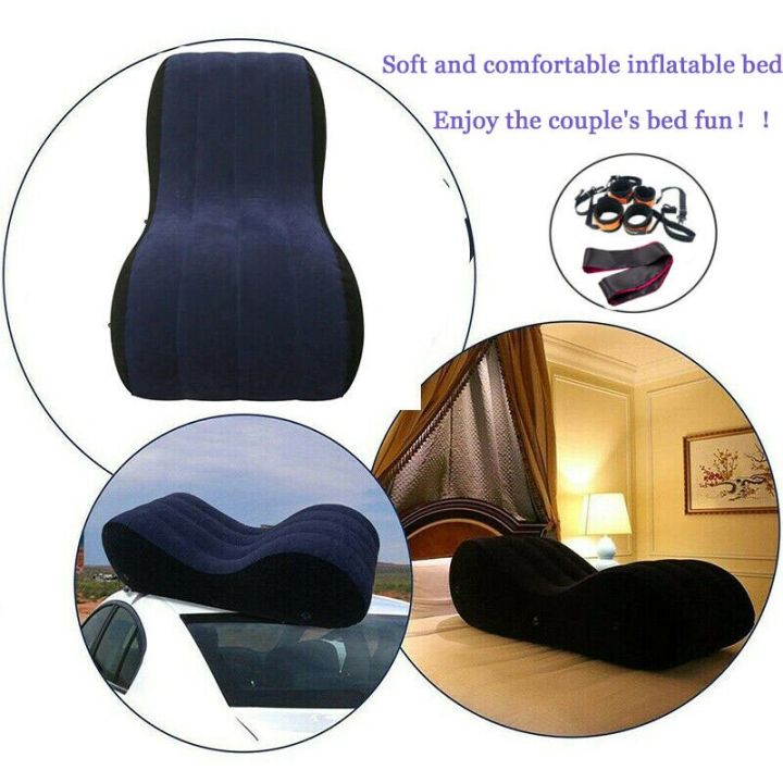 Privacy Package Inflatable Sex Sofa Pad Foldable Bed Furniture With Cuffs Adult Bdsm Chair