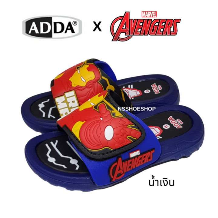 adda-34l04-ไอออนแมน-iron-man-รองเท้าแตะเด็กแบบสวม-อเวนเจอร์-avengers