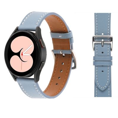 สำหรับ Samsung Galaxy Watch5 Pro สายนาฬิกาหนังสานแบบธรรมดา45มม./5 44มม./5 40มม.