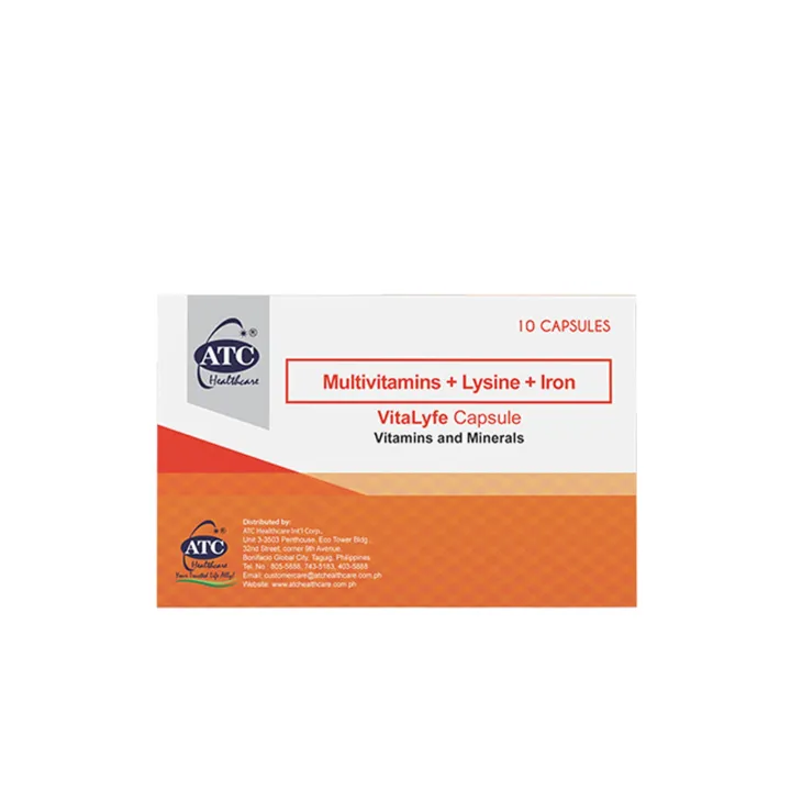 ATC HEALTH Vitalyfe Capsule 10s | Lazada PH