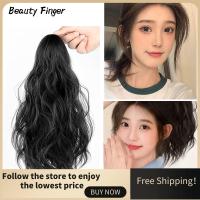 BEAUTY FINGER 25Cm ไมโครหยิกผมยาวสังเคราะห์พร้อมคลิปวิกผมหางม้าสูงหางม้าเป็นลอนผู้หญิงปิ่นปักผม