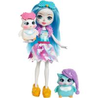 ???? Enchantimals ตุ๊กตา เอนเชนติมอล นกฮูก Sleep over Night Owls Doll Set ของแท้