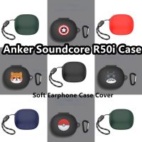 READY STOCK! For Anker Soundcore R50i Case Cartoon Creative Patterns for Anker Soundcore R50i Casing Soft Earphone Case Cover