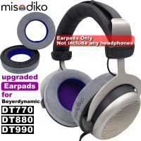 Misodiko อัพเกรดแผ่นรองหูฟังหมอนอิงเปลี่ยนสำหรับ Beyerdynamic DT770 / DT880 / DT990 Pro, MMX 300 2nd หูฟัง