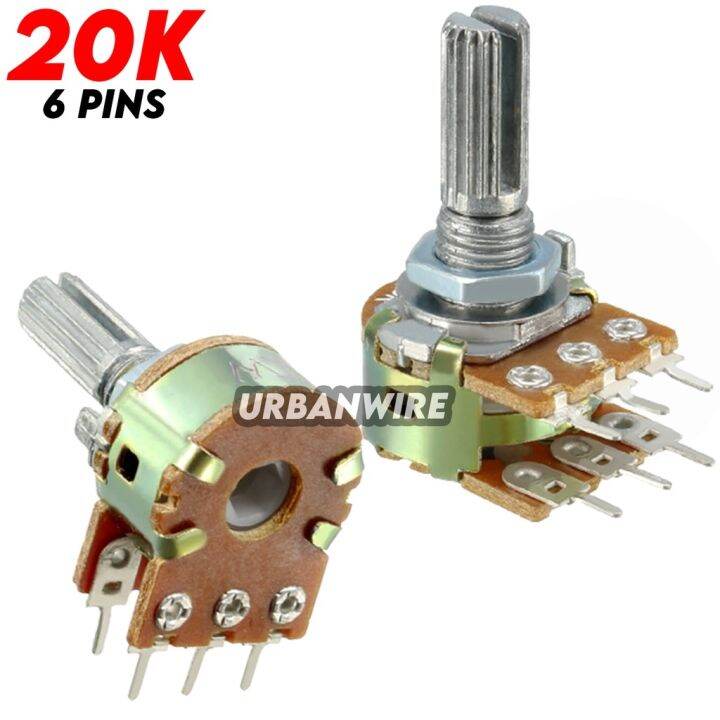 【READY STOCK】Potentiometer 20K 6legs Sakura Konzert Universal Volume ...