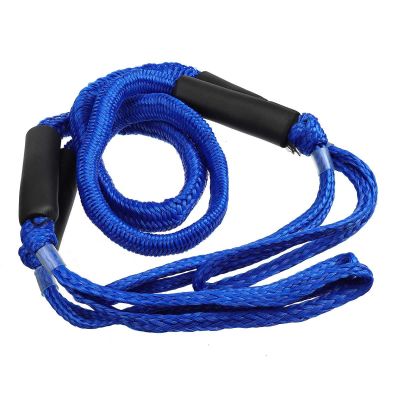 2Packs Boat Bungee Dock Lines Bungee Cords Docking Rope Stretches 4.5-5ft Mooring Rope Foam Float Fishing Boat Accessories
