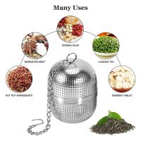 Tea Infuser, Stainless Steel Tea Strainer, Ball Mesh Tea Strainer, for Tea, Spices and Most Cups and Teapots