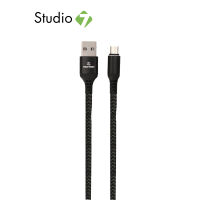 TECHPRO Micro USB Cable 3A Super Fast Charge 1M. TP-C04  - Nylon Black by Studio 7