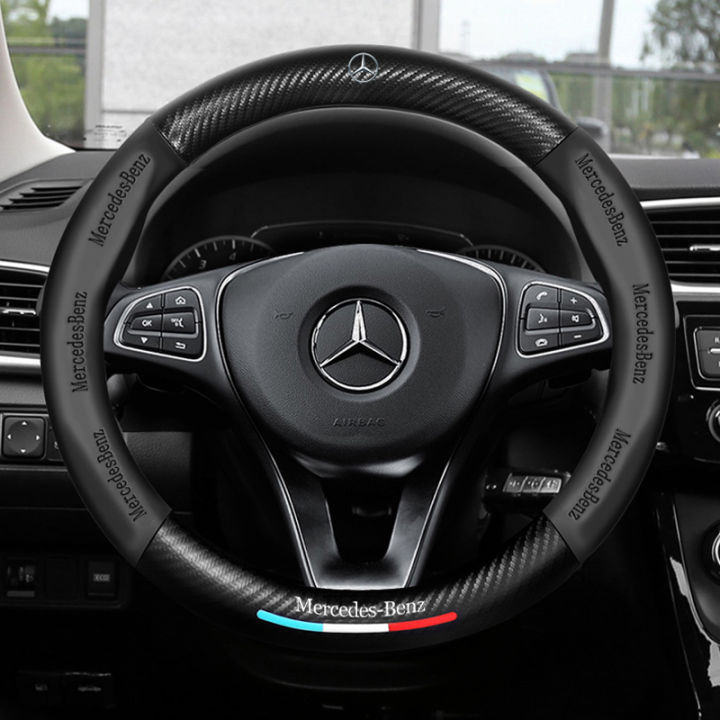 Bọc Vô Lăng Ô Tô Cho Mercedes Benz 38Cm Sợi Carbon Chống Trượt AMG  A/B/C/E/GLA/CLA/GLC/GLK/GLE Trang Trí Nội Thất Ô Tô | Lazada.vn