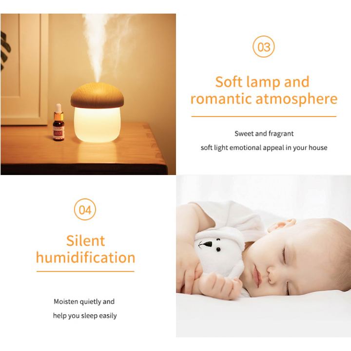 jisulife-mushroom-led-humidifier-jm02-เครื่องเพิ่มความชื้น-ของแท้-ประกันศูนย์ไทย-6เดือน