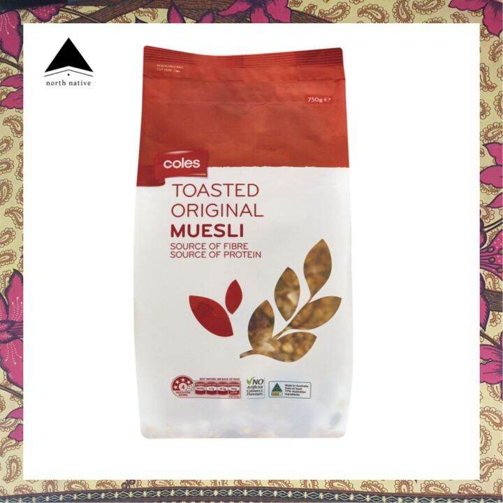 Toasted Original Muesli by Coles, Product of Australia, with Oats, Nuts