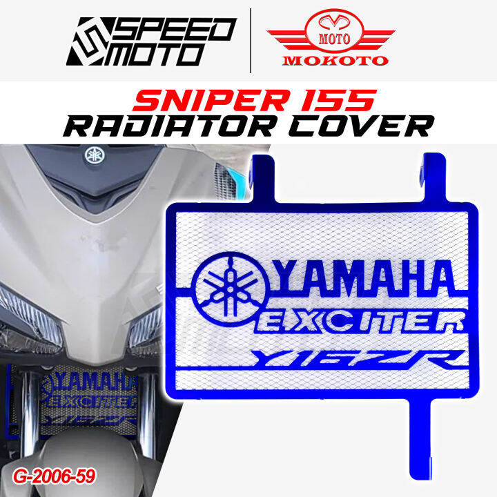 YAMAHA SNIPER 155 RADIATOR COVER G200659 ALUMINUM ALLOY NETDESIGN / ENGINE COVER FOR SNIPER