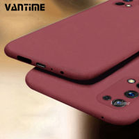 Vantime สำหรับ Realme X7 Pro 5G Soft เคสหินทรายปลอก Ultra บาง Matte Back ป้องกันโทรศัพท์กรณี