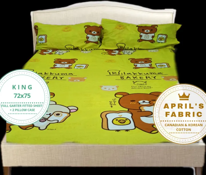 BED SHEET KOREAN COTTON 3 in 1 Lazada PH