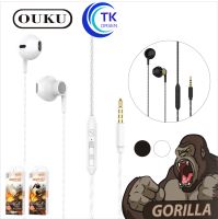 OUKU M01 หูฟัง3.5รุ่นใหม่เสียงดี ราคาถูก รูปทรงEarPhone ดีไซน์สวยงามทันสมัย รุ่นใหม่ล่าสุด พร้อมส่ง