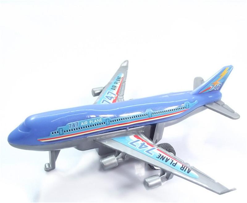 Plastic Air Bus Model Kids Children Pull Back Airliner Passenger Plane Toys'Gift 