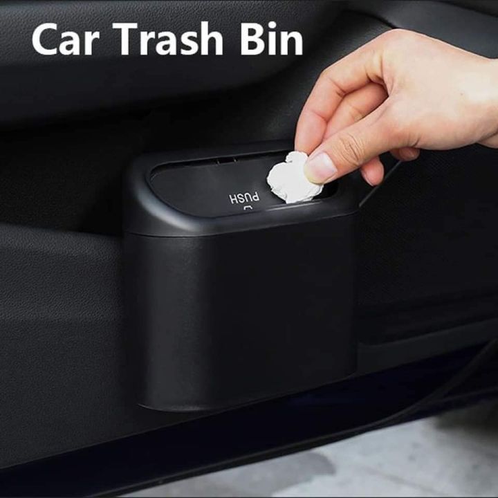 1pc Car Trash Can, Car Storage Box, Mini Trash Storage Box For Car, Car  Garbage Can, Multipurpose Trash Bin For Car Office Kitchen Bedroom Home